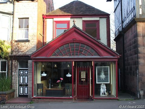 Recent Photograph of An Antique Shop (Leek)