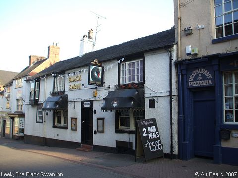 Recent Photograph of The Black Swan Inn (Leek)