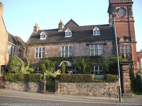 Recent Photograph of Greystones Tea Room (17th Century) (Leek)