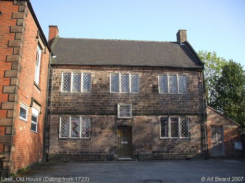 Recent Photograph of Old House (Dating from 1723) (Leek)