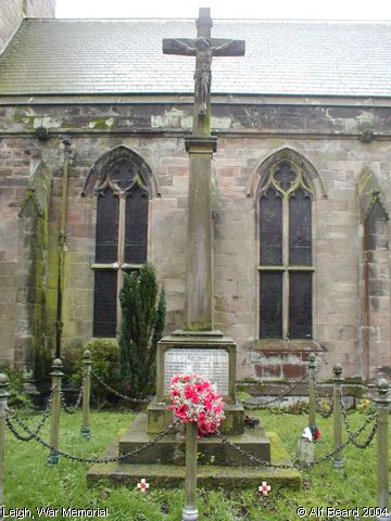Recent Photograph of War Memorial (Leigh)
