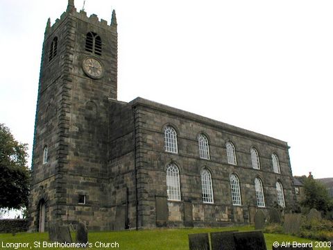 Recent Photograph of St Bartholomew's Church (Longnor)