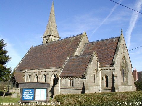 Recent Photograph of St John's Church (Marchington Woodlands)