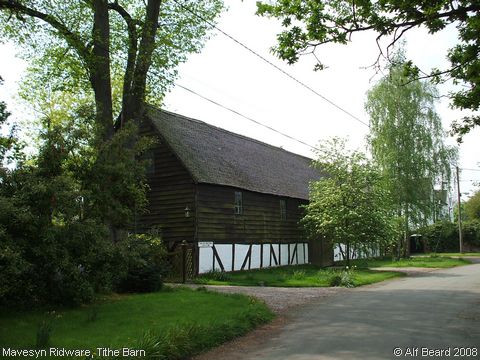 Recent Photograph of Tithe Barn (Mavesyn Ridware)