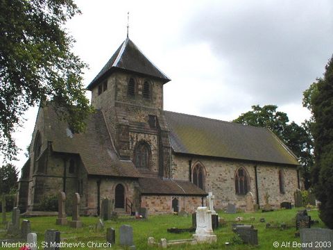 Recent Photograph of St Matthew's Church (Meerbrook)