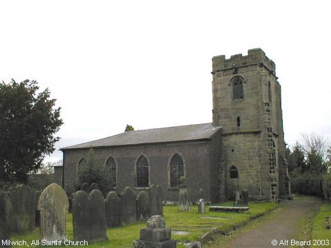 Recent Photograph of All Saints Church (Milwich)