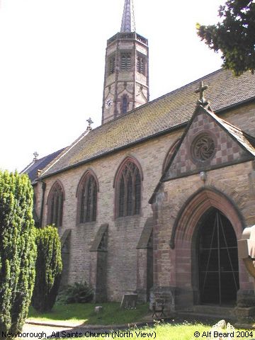 Recent Photograph of All Saints Church (North View) (Newborough)
