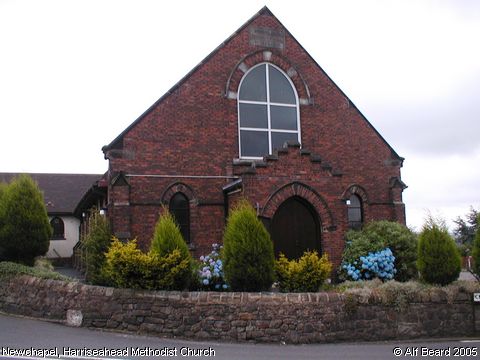 Recent Photograph of Harriseahead Methodist Church (Newchapel)