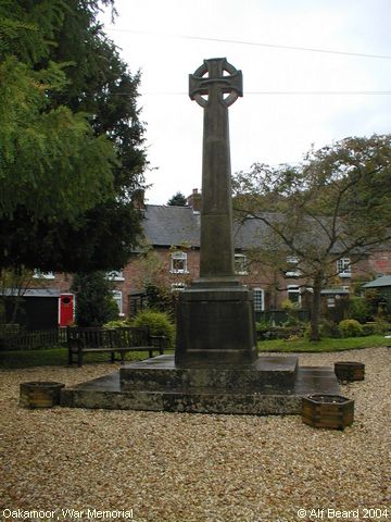 Recent Photograph of War Memorial (Oakamoor)