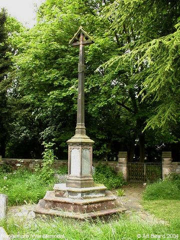 Recent Photograph of War Memorial (Rangemore)
