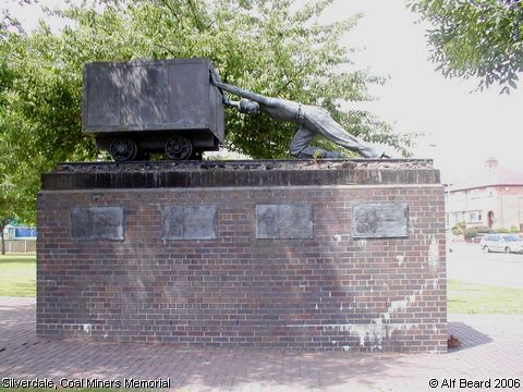 Recent Photograph of Coal Miners Memorial (Silverdale)