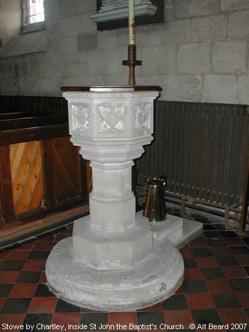 Recent Photograph of Inside St John the Baptist's Church (Stowe by Chartley)