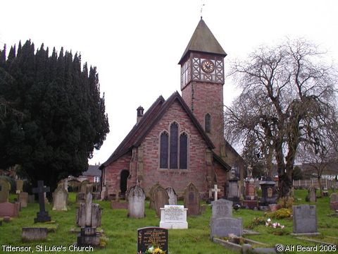 Recent Photograph of St Luke's Church (Tittensor)