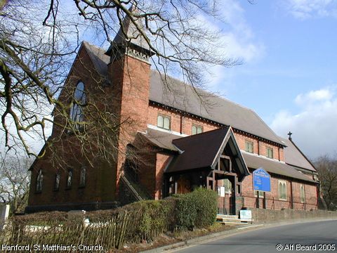 Recent Photograph of St Matthias's Church (Hanford)