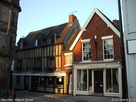 Recent Photograph of Market Street (Uttoxeter)