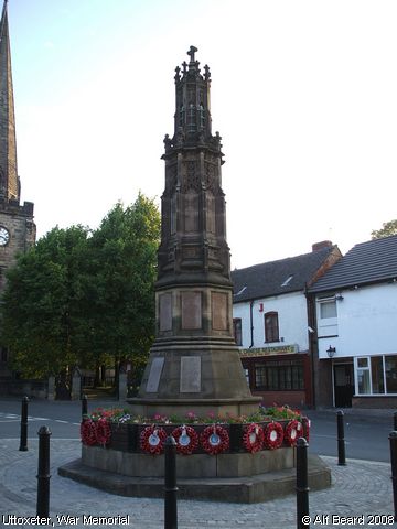 Recent Photograph of War Memorial (Uttoxeter)