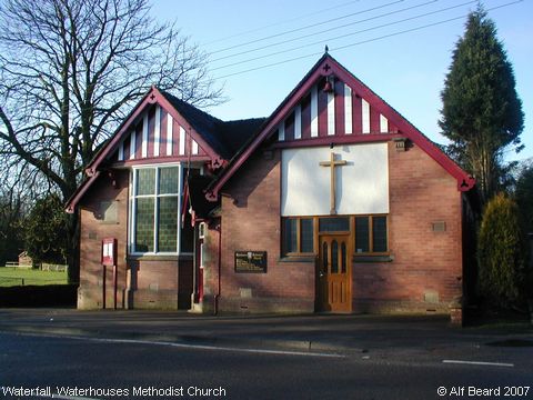 Recent Photograph of Waterhouses Methodist Church (Waterfall)