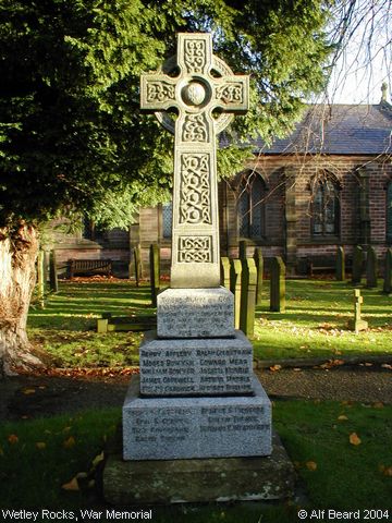 Recent Photograph of War Memorial (Wetley Rocks)