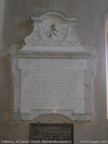 Recent Photograph of All Saints Church (Michell Monument/2) (Chitterne All Saints)