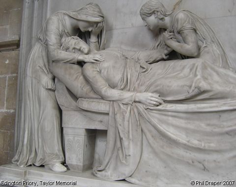Recent Photograph of Taylor Memorial (Edington Priory)