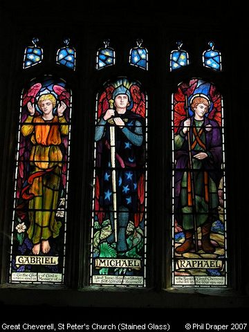 Recent Photograph of St Peter's Church (Stained Glass) (Great Cheverell)