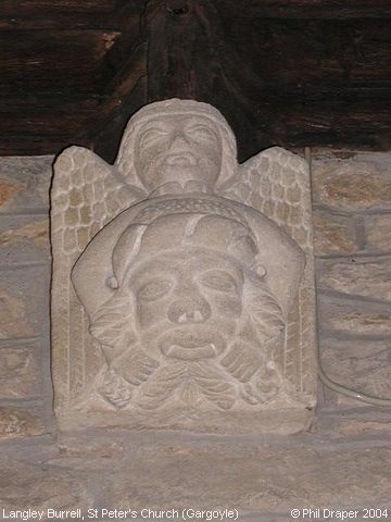 Recent Photograph of St Peter's Church (Gargoyle) (Langley Burrell)