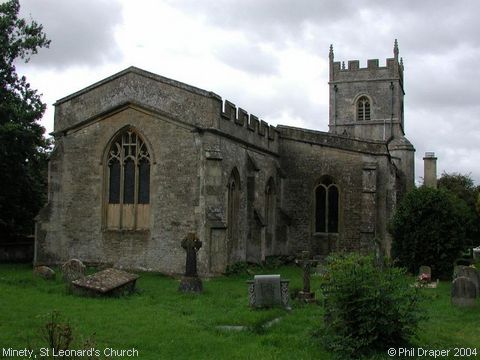 Recent Photograph of St Leonard's Church (Minety)