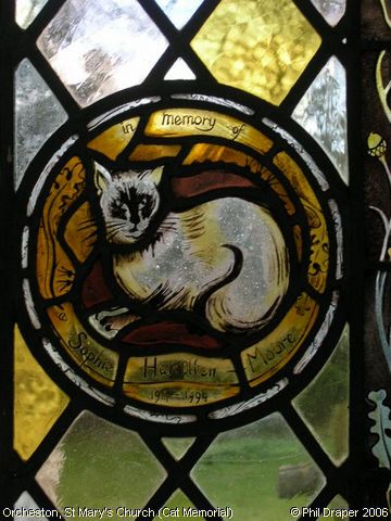 Recent Photograph of St Mary's Church (Cat Memorial) (Orcheston St Mary)