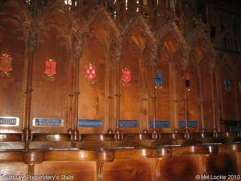 Recent Photograph of Prebendary's Stalls (Salisbury)