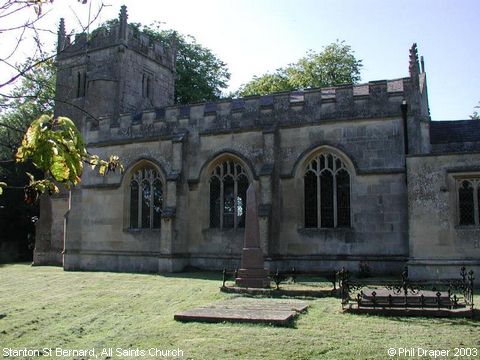 Recent Photograph of All Saints Church (Stanton St Bernard)