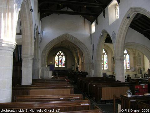 Recent Photograph of Inside St Michael's Church (2) (Urchfont)