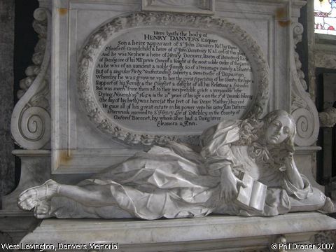Recent Photograph of Danvers Memorial (West Lavington)
