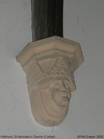Recent Photograph of St Nicholas's Church (Corbel) (Wilsford Dauntsey)