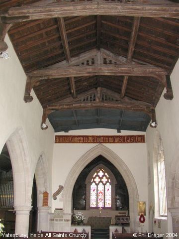 Recent Photograph of Inside All Saints Church (Yatesbury)