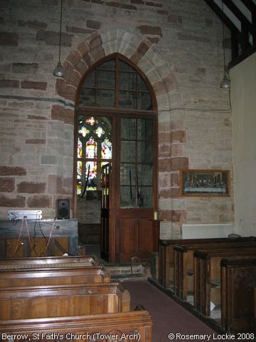 Recent Photograph of St Faith's Church (Tower Arch) (Berrow)