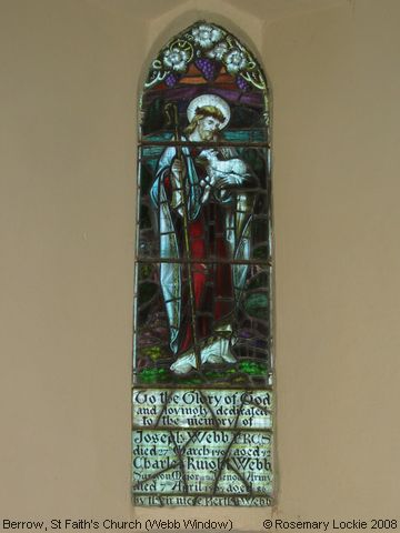 Recent Photograph of St Faith's Church (Webb Window) (Berrow)