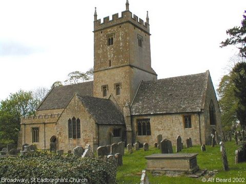 Recent Photograph of St Eadburgha's Church (Broadway)