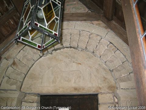 Recent Photograph of St Gregory's Church (Tympanum) (Castlemorton)