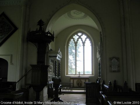 Recent Photograph of Inside St Mary Magdalene's Church (Croome d'Abitot)