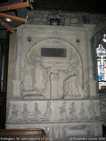Recent Photograph of Sir John Hanford (d.1616) (Eckington)