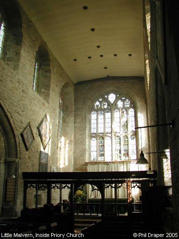 Recent Photograph of Inside Little Malvern Priory (Little Malvern)