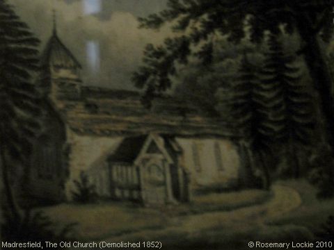 Recent Photograph of The Old Church (Demolished 1852) (Madresfield)