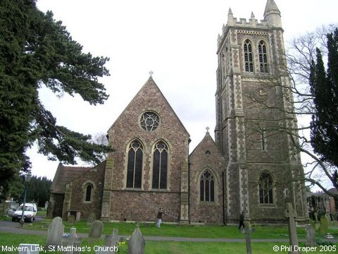Recent Photograph of St Matthias's Church (Malvern Link)