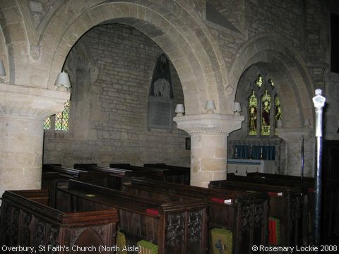 Recent Photograph of St Faith's Church (North Aisle) (Overbury)