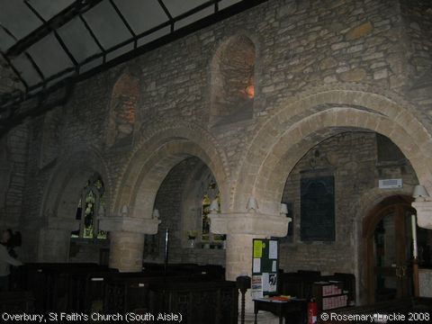 Recent Photograph of St Faith's Church (South Aisle) (Overbury)