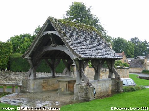 Recent Photograph of St Faith's Church (Lychgate) (Overbury)