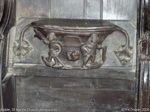 Recent Photograph of St Mary's Church (Misericord) (Ripple)