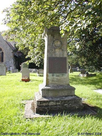 Recent Photograph of War Memorial (South Littleton)