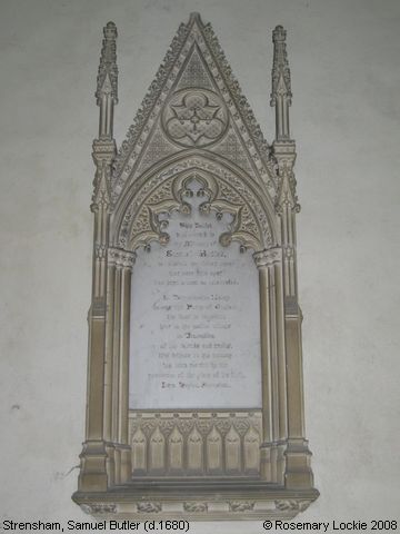 Recent Photograph of Samuel Butler (d.1680) (Strensham)