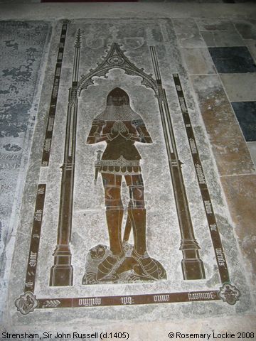 Recent Photograph of Sir John Russell (d.1405) (Strensham)
